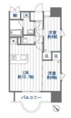 クリスタルリゾートタワー - 所在階6階の間取り図 9678