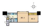 アリビオ美野島 - 所在階 の間取り図