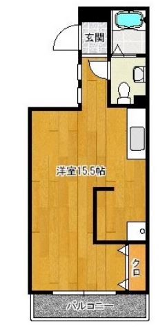 博多駅前1丁目ビル202号室-間取り