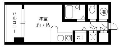 モントーレ天神1111号室-間取り