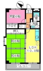 リバティー相生 - 所在階***階の間取り図 9741