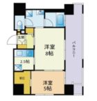 カルテット博多 - 所在階 の間取り図