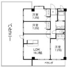 第5元木ビル - 所在階***階の間取り図 9769