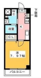 グランフォーレ六本松 - 所在階 の間取り図