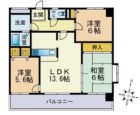 ヒルズ博多の森 - 所在階 の間取り図