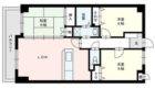 メゾンドール諸岡 - 所在階 の間取り図