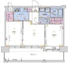 アルファシオサウスフォンテ - 所在階 の間取り図