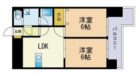 エステートモア博多 - 所在階 の間取り図