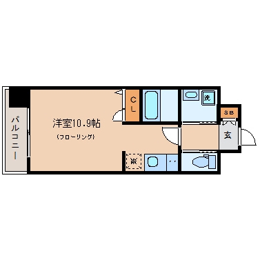 グランフォーレ平尾ステーションプラザⅠ601号室-間取り