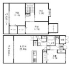 アントレ平尾参道 - 所在階 の間取り図