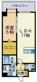 サンパーク板付 - 所在階 の間取り図