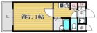 ファーネストアヴァンティ大濠 - 所在階 の間取り図