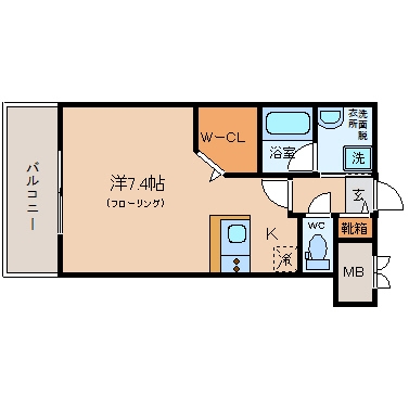 エンクレスト大手門III203号室-間取り