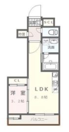 ヴィラージュ大濠 - 所在階***階の間取り図 9920