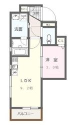 ヴィラージュ大濠 - 所在階 の間取り図