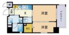 ハイネス大濠西 - 所在階 の間取り図