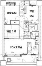 ジョイナス吉塚 - 所在階 の間取り図