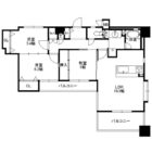 ファンテージ唐人町 - 所在階 の間取り図