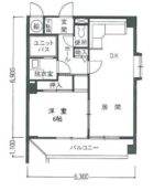 ロワールマンション博多駅南 - 所在階 の間取り図