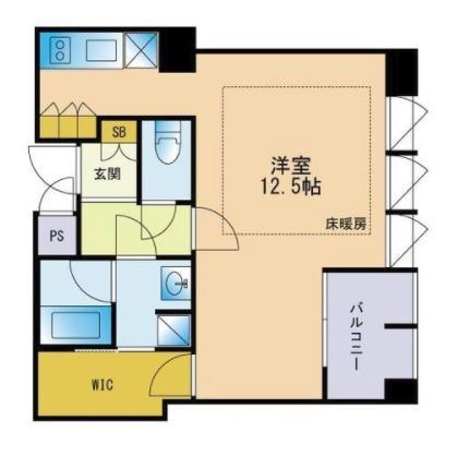 THE APARTMENT HAKATA605号室-間取り