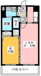 S-Fort福岡東 - 所在階 の間取り図