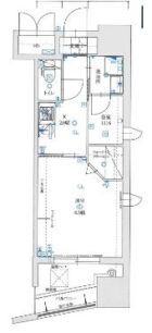 ラファセエスティエラ赤坂 - 所在階 の間取り図