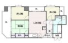 ロワールマンション大濠II - 所在階 の間取り図