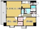 ラフレシーサ博多駅南Ⅲ - 所在階 の間取り図