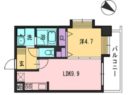 コンダクト福岡東 - 所在階 の間取り図