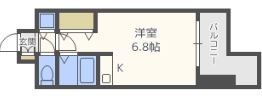 アルテハイム博多306号室-間取り