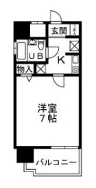 ダイアパレス博多駅南 - 所在階 の間取り図