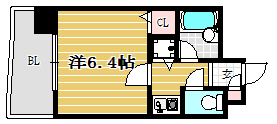 ライオンズマンション天神南404号室-間取り