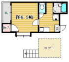 アミ薬院 - 所在階***階の間取り図 11407