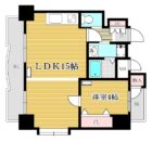 アクセス天神 - 所在階5階の間取り図 11415