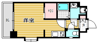 エンクレスト博多Ⅲ612号室-間取り