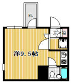 朝日プラザ天神 - 所在階 の間取り図