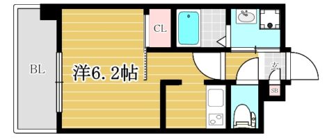 アルファシオフリード505号室-間取り