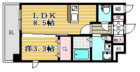 HGS山王南 - 所在階 の間取り図