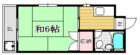 渕野ビル - 所在階 の間取り図