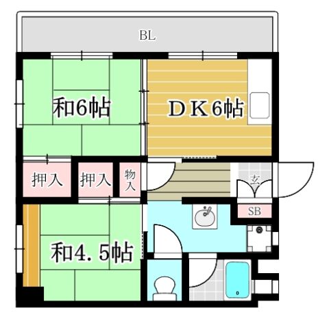 ハイツありの実505号室-間取り