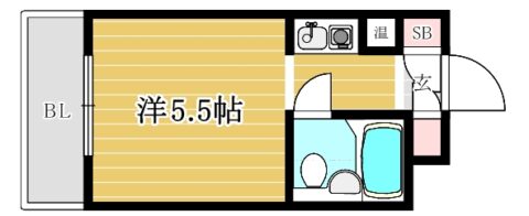 ダイナコート博多駅南302号室-間取り