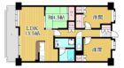 エンゼルマリナコート姪浜弐番館 - 所在階 の間取り図