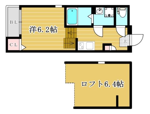 T-Residence1102号室-間取り