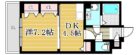 デルフィ薬院 - 所在階 の間取り図