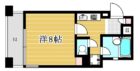 ステイタスマンション博多駅南 - 所在階 の間取り図