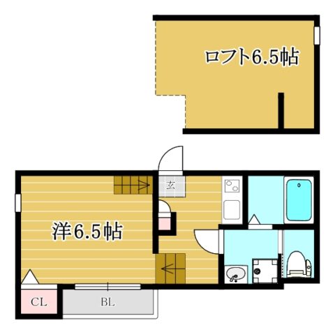 T-Residence1105号室-間取り