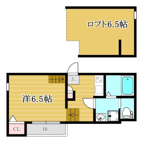 T-Residence1105号室-間取り