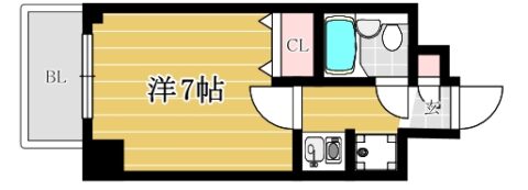 ステイタスマンション輝国304号室-間取り