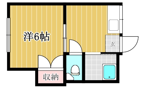 アザレア105号室-間取り