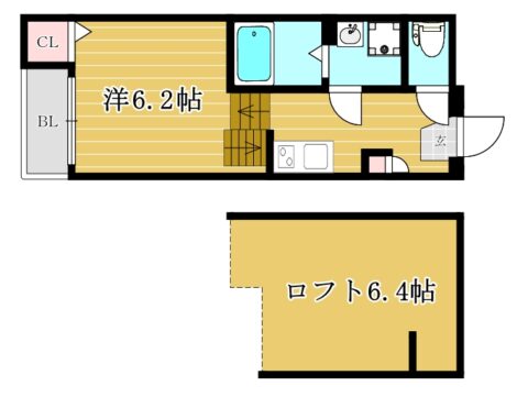 T-Residence1202号室-間取り